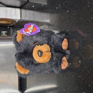 Vintage.  Collectible.  Swibco Puffkins.  Benny the Bear. DOB 1/25/97